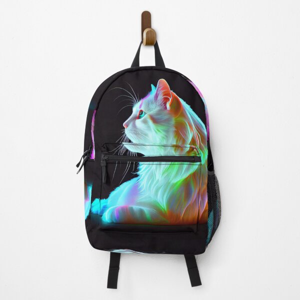 Item preview, Neon Turkish Van Cat designed and sold by PipikaArt.