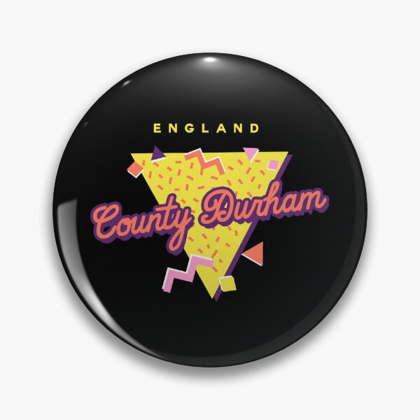Item preview, Retro 90s Pop 'County Durham' Vintage England designed and sold by dinosareforever.