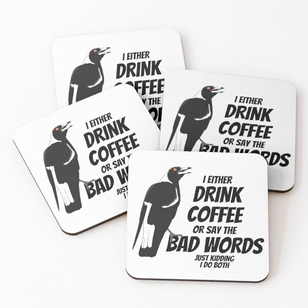 Item preview, Drink coffee or say bad words designed and sold by aussiemaggieluv.
