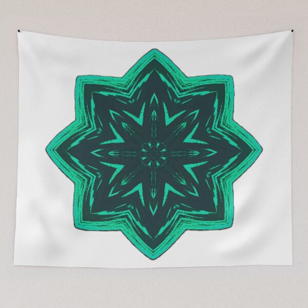 Item preview, Blue Green Octagram designed and sold by Healio2.