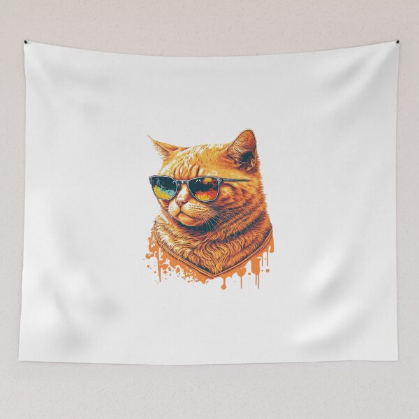 Item preview, Cat Wearing Sunglasses designed and sold by Snazzmatazz.