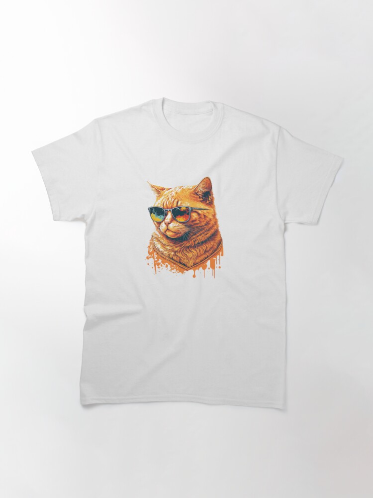 Cat Wearing Sunglasses  Cat Wearing Shades Classic T-Shirt for