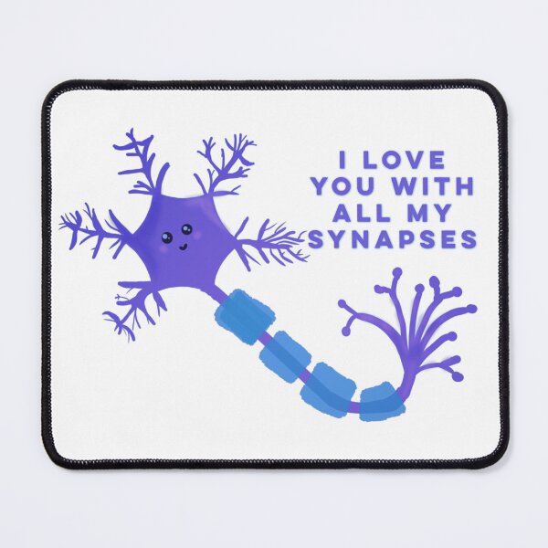 Item preview, I love you with all my synapses  designed and sold by Tamm-art.