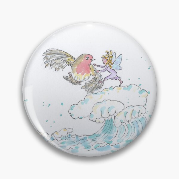 Item preview, Robin and fairy at sea designed and sold by GiselleSellier.