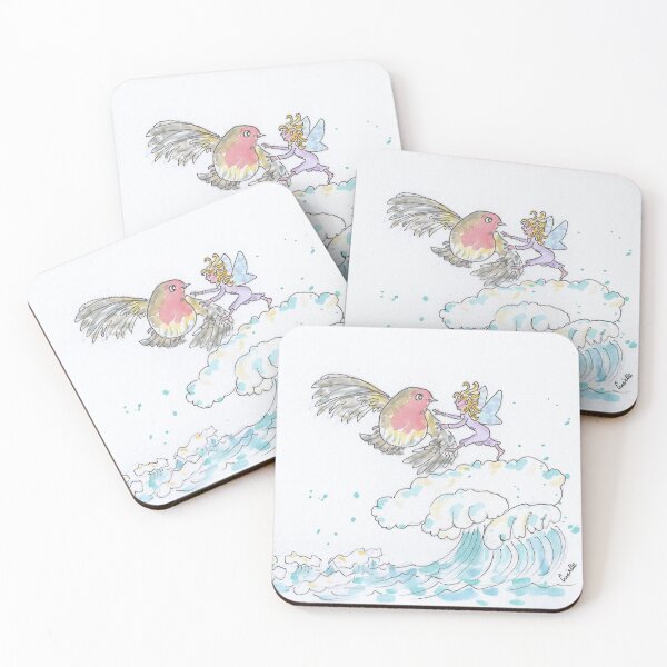 Item preview, Robin and fairy at sea designed and sold by GiselleSellier.