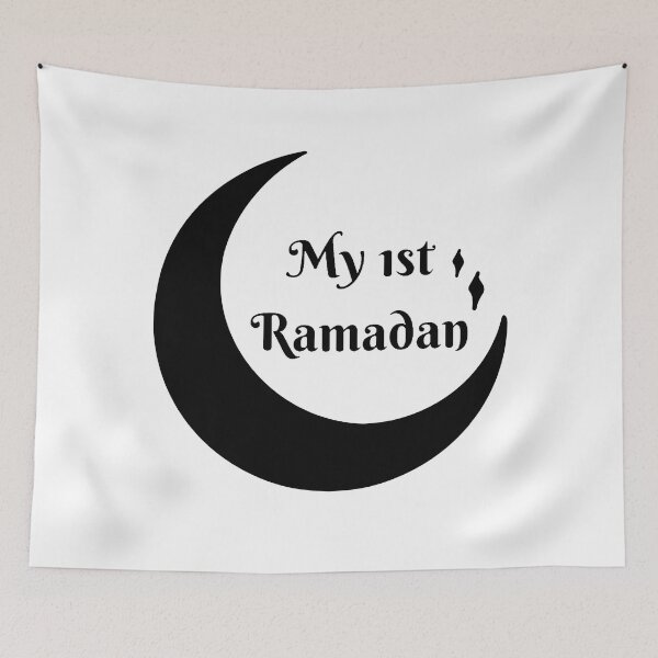 Item preview, My First Ramadan in Black  designed and sold by HijabieUkhty.
