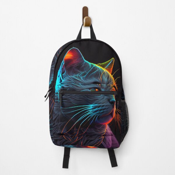 Item preview, Neon Chartreux Cat designed and sold by PipikaArt.
