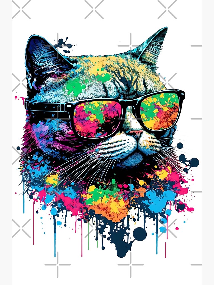 Gato con gafas online de sol