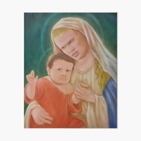 Haaland and Hasbulla Art Board Print