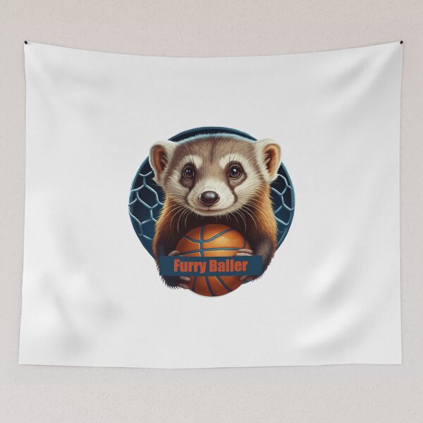 Item preview, Furry Ferret Baller designed and sold by softgraphics.
