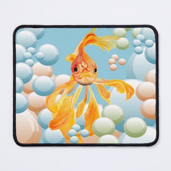 Item preview, Vermillion Goldfish In Pastel Bubble Water designed and sold by taiche.