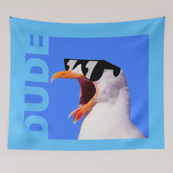Item preview, Dude Seagull Funny Cool Sunglasses Bird Art designed and sold by CRHPOD20.