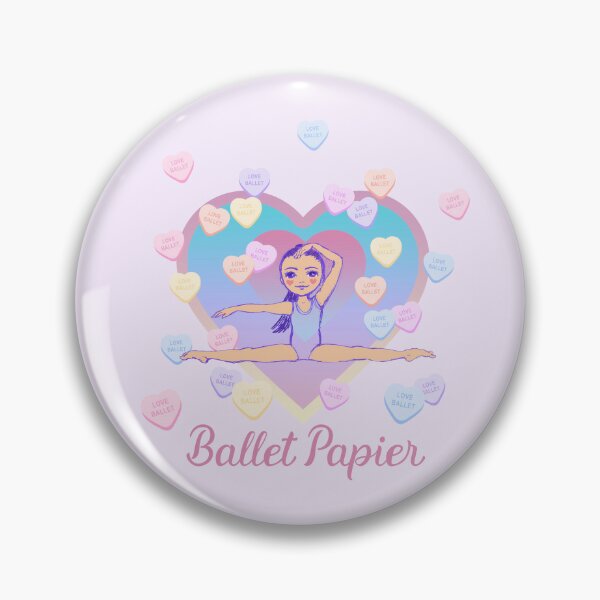 Ballet Papier Pins and Buttons for Sale