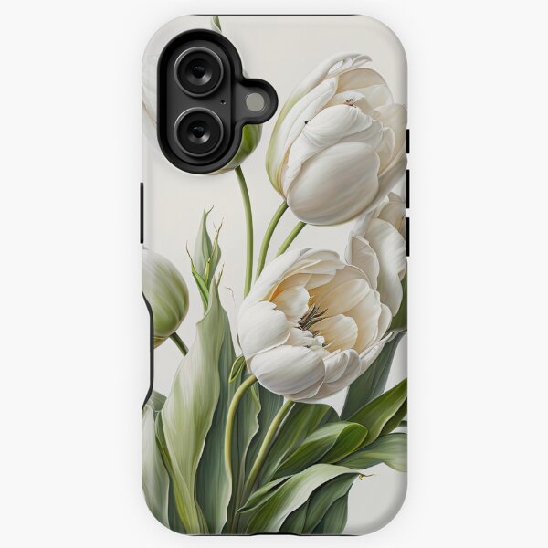 Aperçu de l'œuvre Fleurs de tulipes blanches créée et vendue par Vanover Designs.