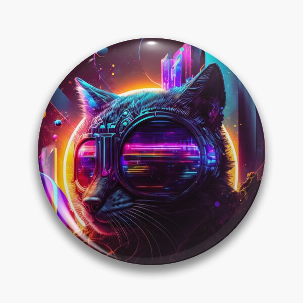 Item preview, CyberSpace Cat designed and sold by chaoticabstract.