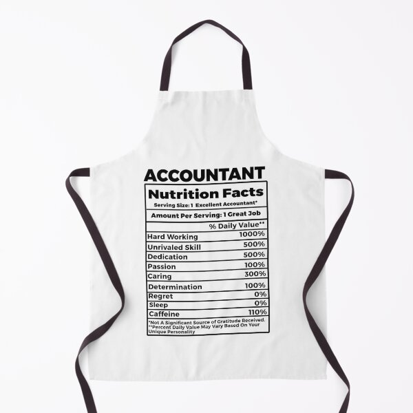 Item preview, Accountant Nutritional Facts CPA Accounting designed and sold by TeesYouWant.