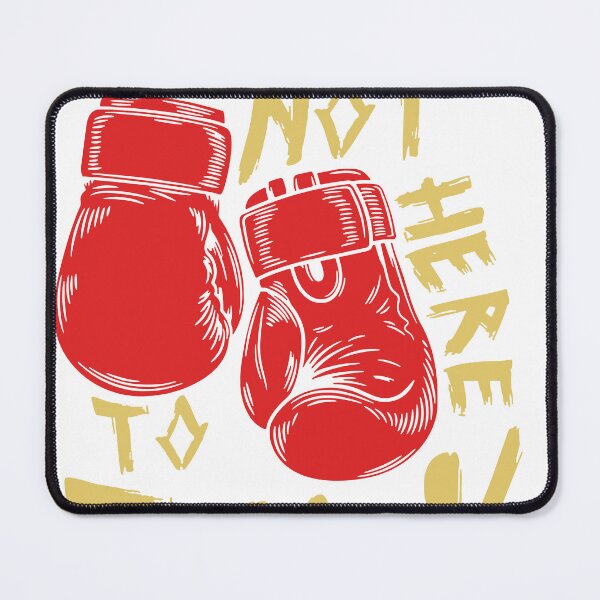 Item preview, I Am Not Here To Talk Boxing Workout Training Gym Motivation designed and sold by JudyMann8258.