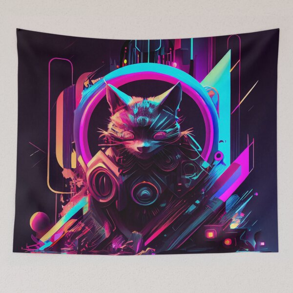 Item preview, CyberSpace Cat designed and sold by chaoticabstract.