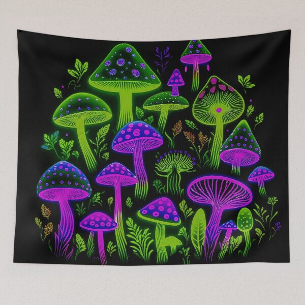 Item preview, Shrooms mushrooms 2023 rainbow color Sticker designed and sold by PhiloSophyEye.