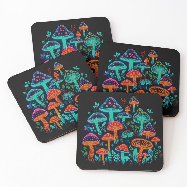 Item preview, Shrooms mushrooms 2023 rainbow color Sticker designed and sold by PhiloSophyEye.