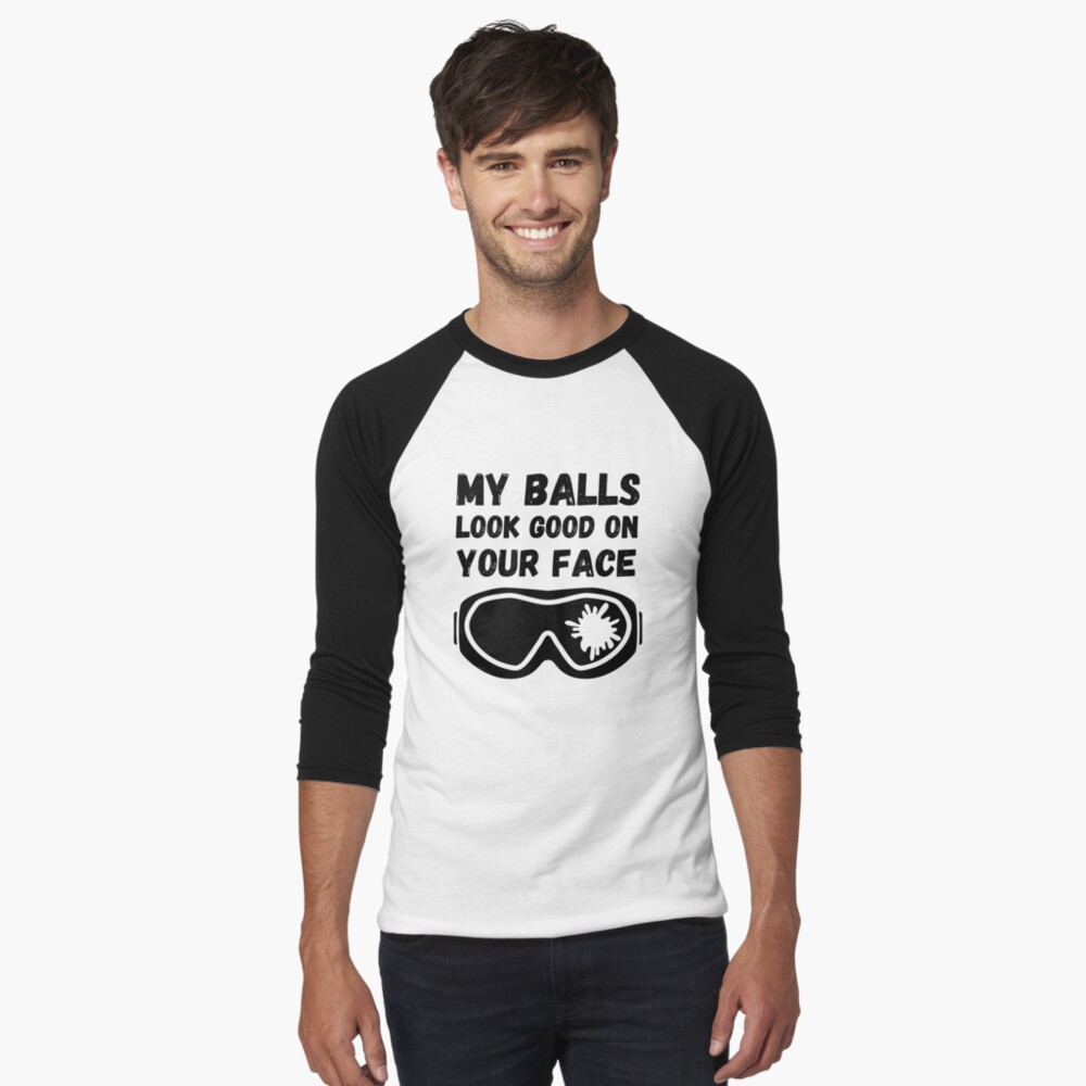 Vista previa del artículo con la obra «Camiseta ¾ estilo béisbol», diseñado y vendido por BeeClassyDesign.