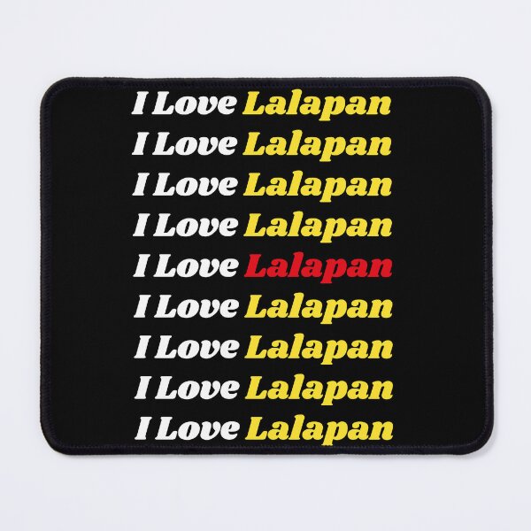 Item preview, 'I love Lalapan' Indonesian Traditional Food - Delicious Text Based Design designed and sold by Ridiculam Toga.
