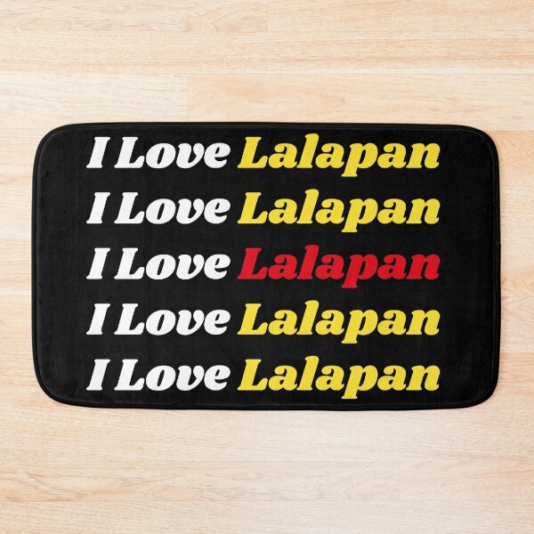 Item preview, 'I love Lalapan' Indonesian Traditional Food - Delicious Text Based Design designed and sold by Ridiculam Toga.