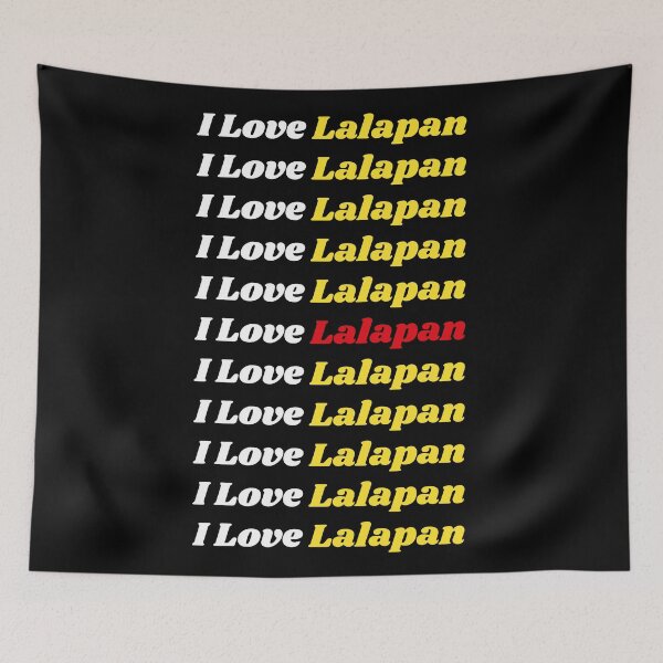Item preview, 'I love Lalapan' Indonesian Traditional Food - Delicious Text Based Design designed and sold by Ridiculam Toga.