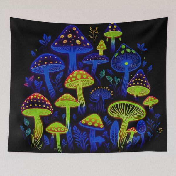 Item preview, Shrooms mushrooms 2023 rainbow color Sticker designed and sold by PhiloSophyEye.