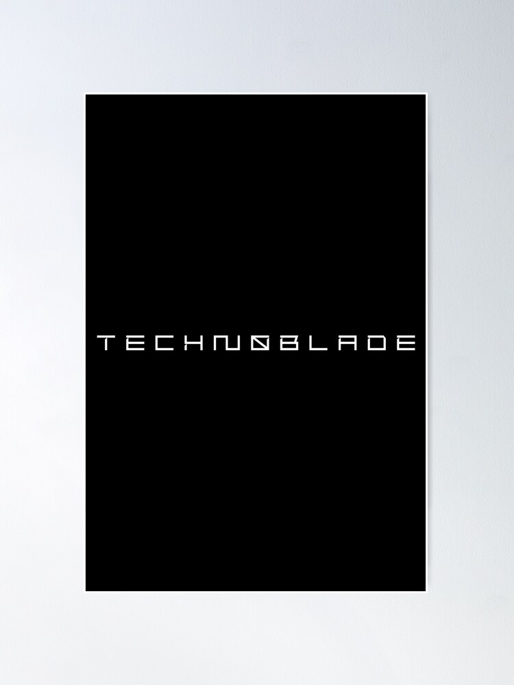 Technoblade Merch Techno Blade Logo Sticker for Sale by SamibShop