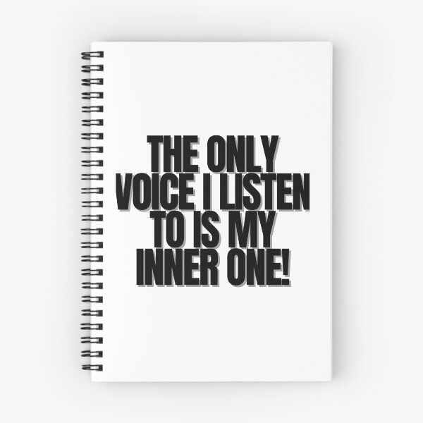 Item preview, THE ONLY VOICE I LISTEN TO IS MY INNER ONE! designed and sold by Finds.