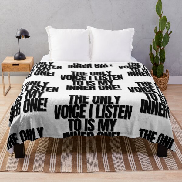 Item preview, THE ONLY VOICE I LISTEN TO IS MY INNER ONE! designed and sold by Finds.