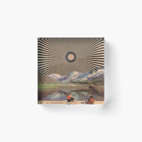 mountain day Acrylic Block