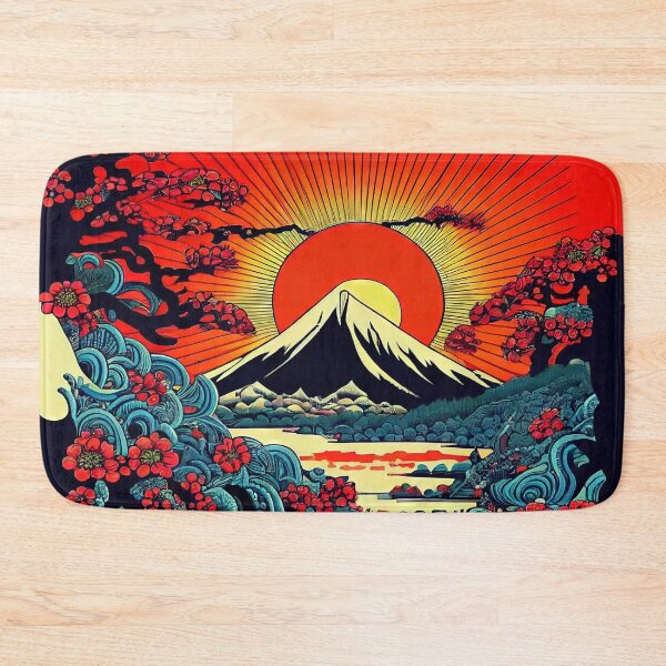 Artikelvorschau, Red Sunset over Mount Fuji  entworfen und verkauft von OccultDreams.