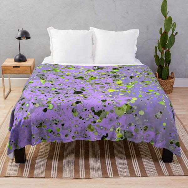 Item preview, Abstract Colors - Spilled Paint Purple designed and sold by FinapplePudding.