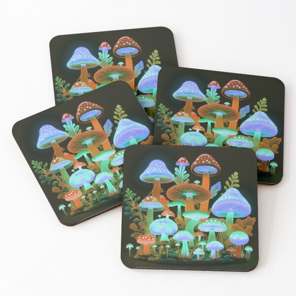 Item preview, Shrooms mushrooms 2023 rainbow color Sticker designed and sold by PhiloSophyEye.