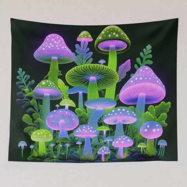 Item preview, Shrooms mushrooms 2023 rainbow color Sticker designed and sold by PhiloSophyEye.