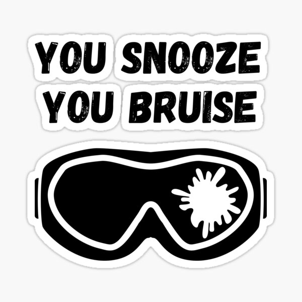 Vista previa del artículo con la obra «Diseño de paintball - You Snooze You Bruise Paintball Shooter Design, Paintball Player», diseñado y vendido por BeeClassyDesign.