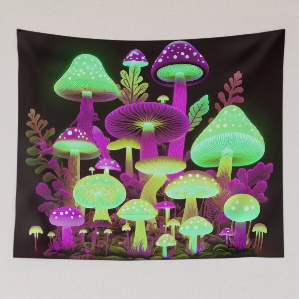 Item preview, Shrooms mushrooms 2023 rainbow color Sticker designed and sold by PhiloSophyEye.