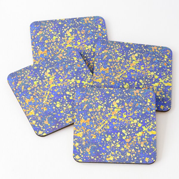 Item preview, Abstract Colors - Spilled Paint Dark Blue designed and sold by FinapplePudding.