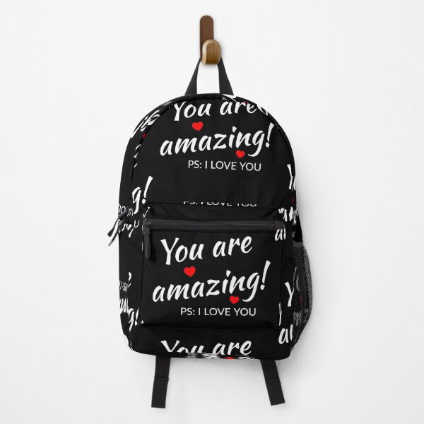Item preview, You Are Amazing, PS: I Love You (Black Edition) designed and sold by GlowtalkDesign.