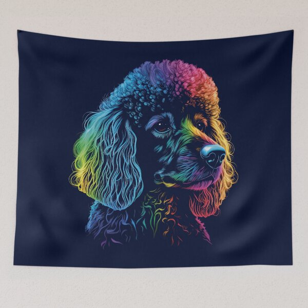 Item preview, Moyen Poodle - Watercolor Painting Portrait Art designed and sold by Odd World.