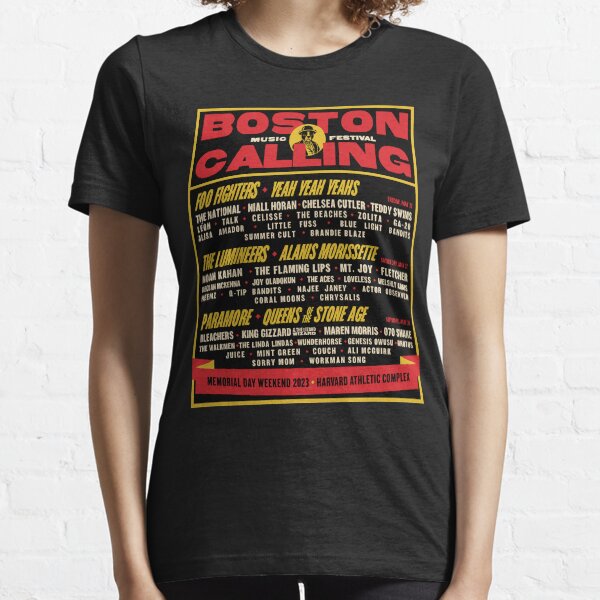 boston festival music 2023 lineup masfebru Essential T-Shirt