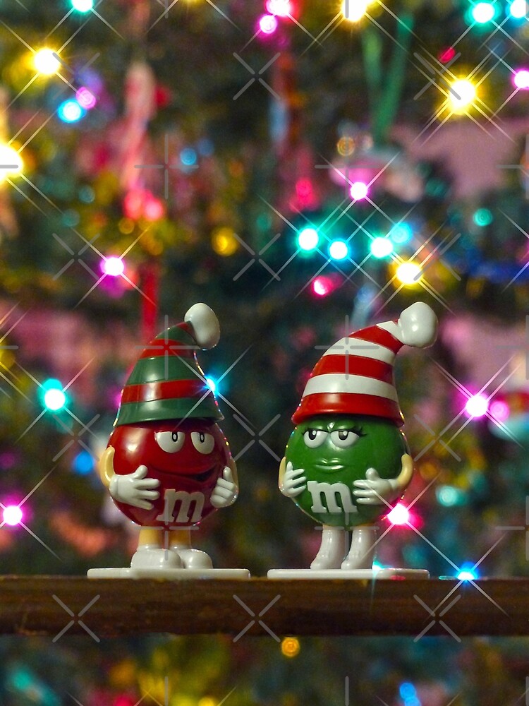 "Mr. Red & Mrs. Green M&M" Poster by FrankieCat Redbubble