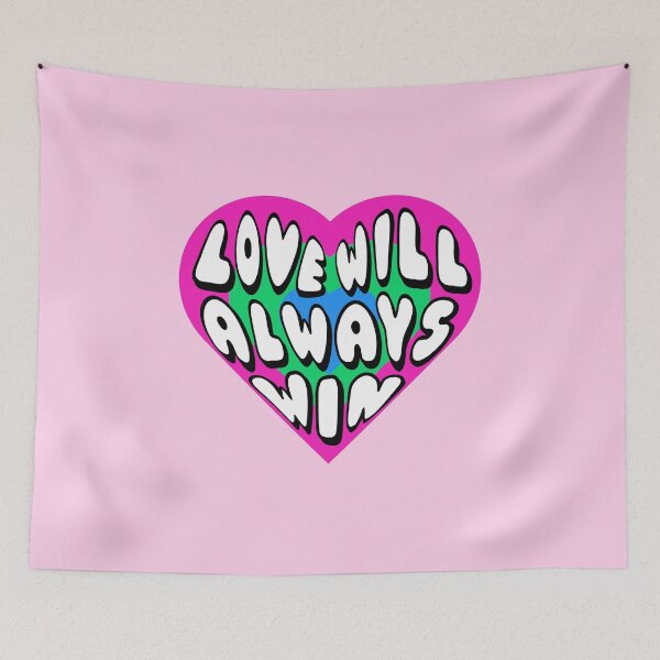 Item preview, Love Will Always Win Polysexual Pride Flag Heart designed and sold by everything4eva.