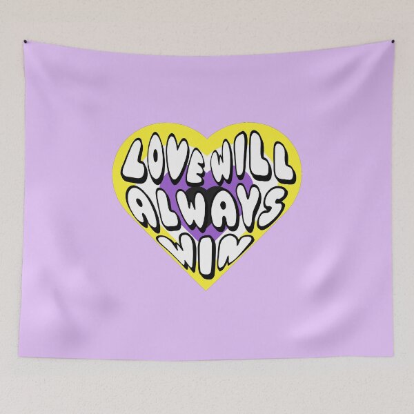 Item preview, Love Will Always Win Nonbinary Pride Flag Heart designed and sold by everything4eva.
