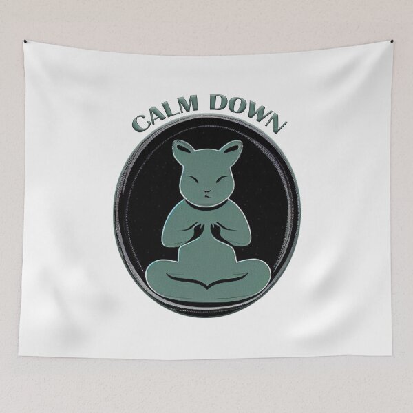 Item preview, CALM DOWN BE PATIENT designed and sold by luckymando.