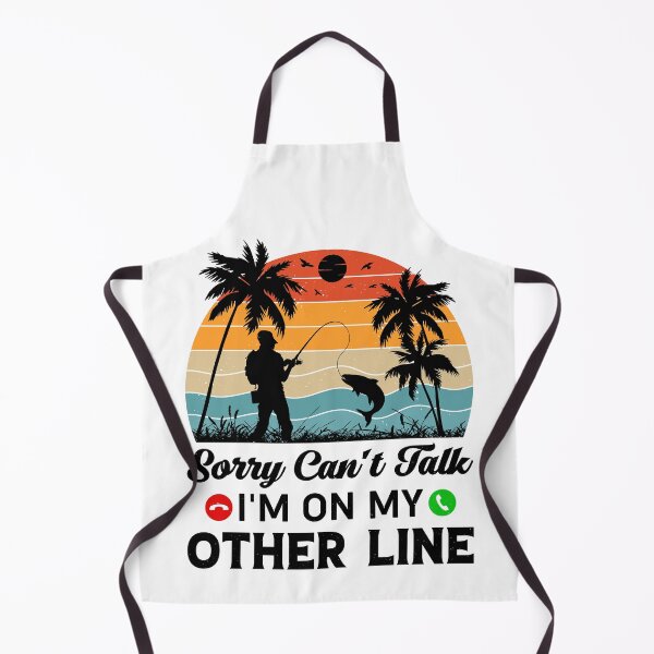 Item preview, Sorry Can’t Talk I’m On My Other Line Retro Design For Fisherman - Funny Fishing Vintage designed and sold by naworas.