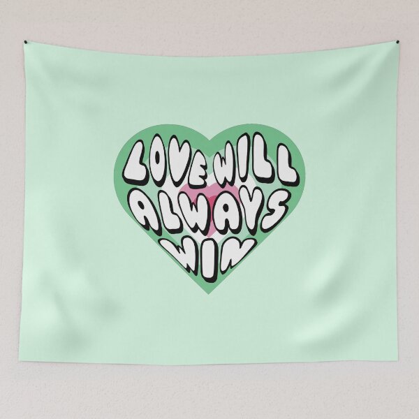 Item preview, Love Will Always Win Abrosexual Pride Flag Heart designed and sold by everything4eva.