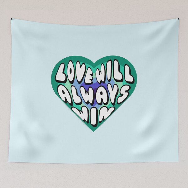 Item preview, Love Will Always Win Trans Inclusive Gay Mens Pride Flag Heart designed and sold by everything4eva.